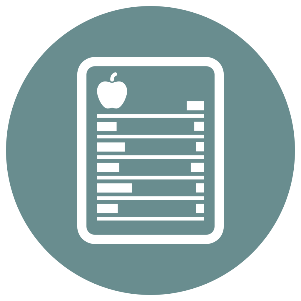 food label nutrition fact table icon how to read