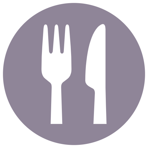 food to boost immune fork and knife icon