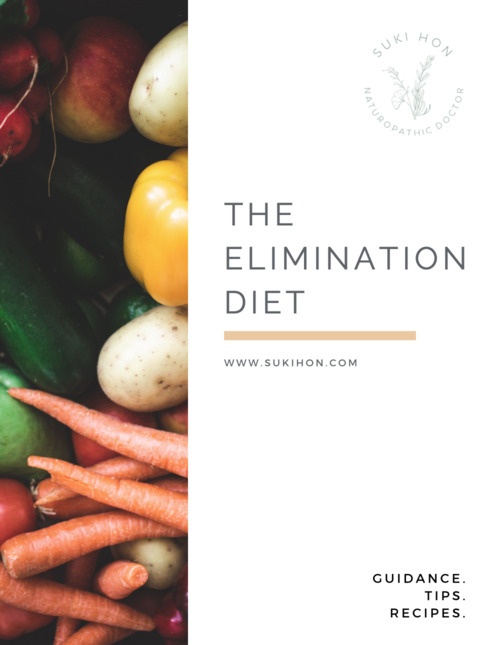 the elimination diet guidelines cover preview by dr. suki hon naturopathic doctor toronto