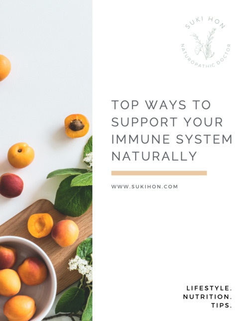 top ways to support your immune system naturally guide preview by dr. suki hon ND